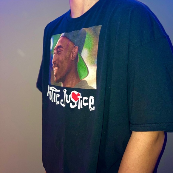 Black poetic justice tee - Picture 2 of 4